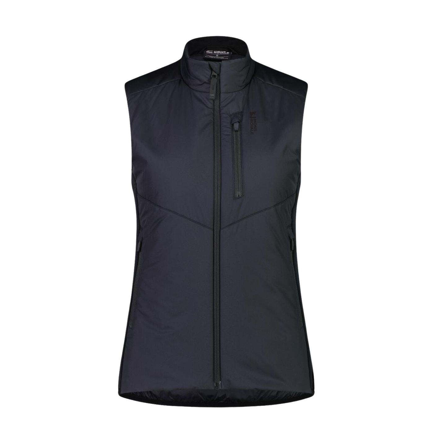 MONS ROYALE Arete Wool Insulation Vest Black Womens