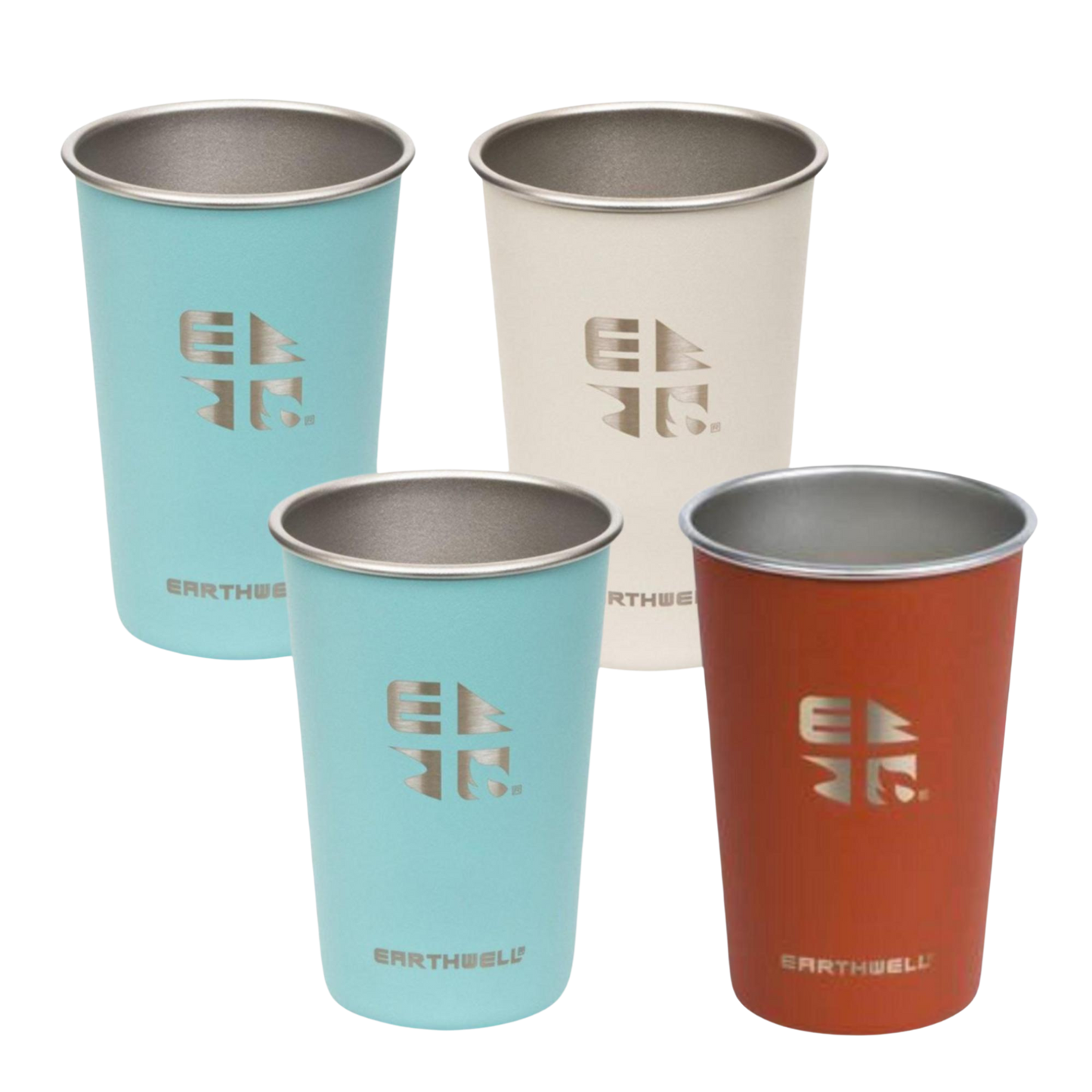 Earthwell Pint Cup 470ml - Four Pack