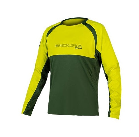 Endura MT500 Burner L/S Jersey II - Green