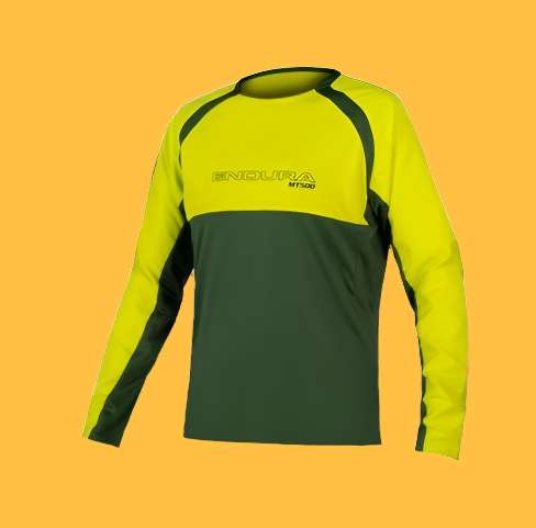 Endura MT500 Burner L/S Jersey II - Green