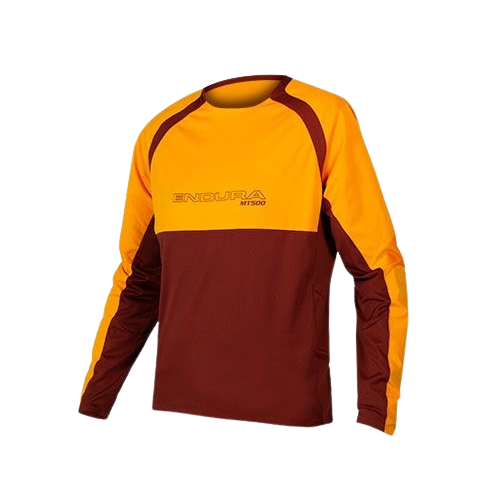 Endura MT500 Burner L/S Jersey - Tangerine