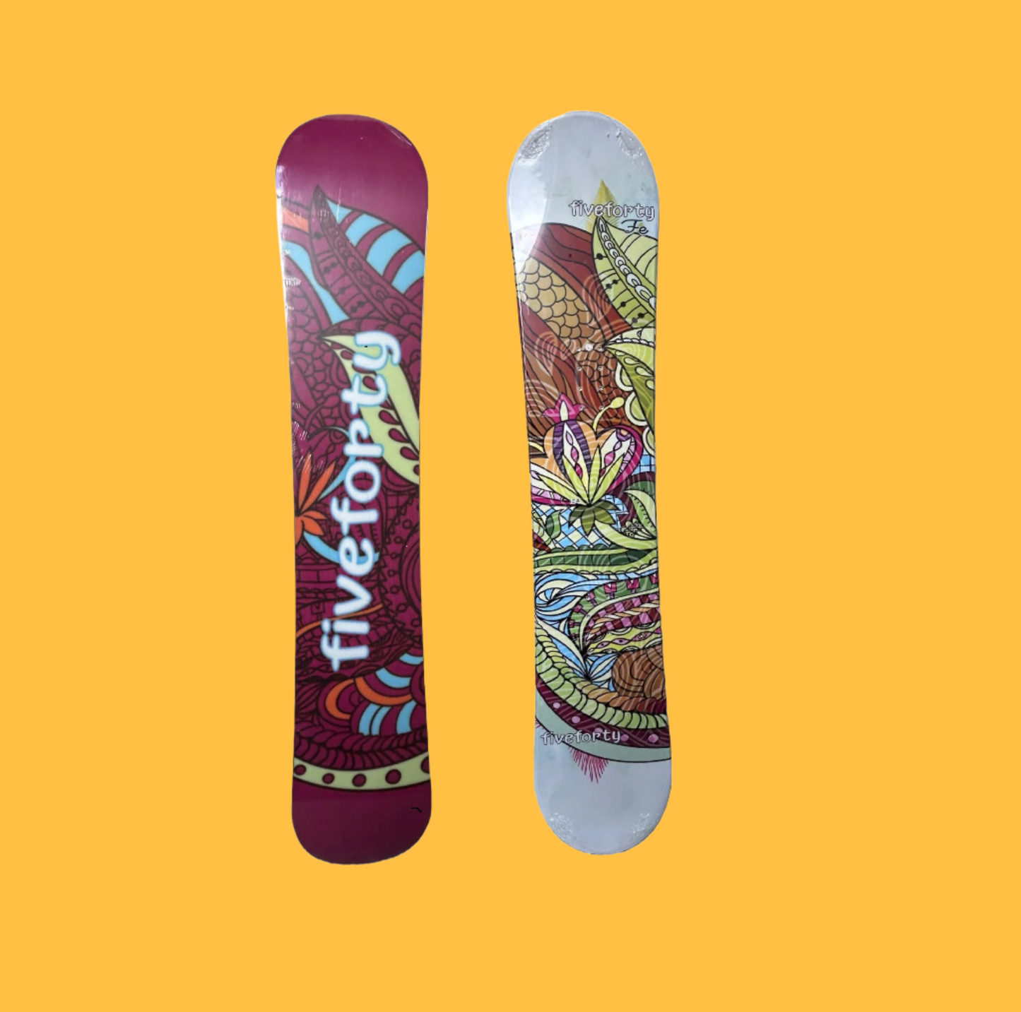 Fiveforty Brand Snowboard 153cm - Flowers