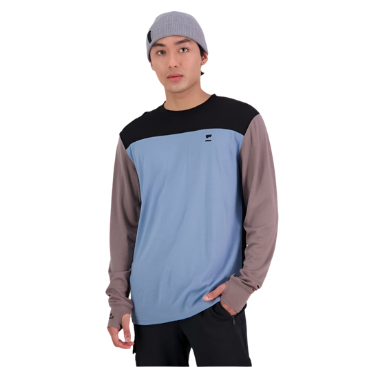 MONS ROYALE Yotei LS-Blue Dust Mens