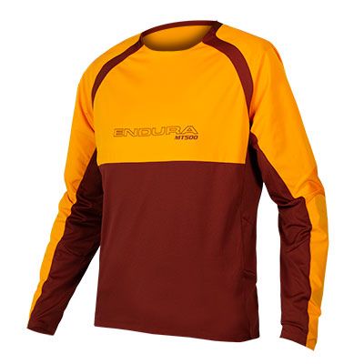 Endura MT500 Burner L/S Jersey - Tangerine